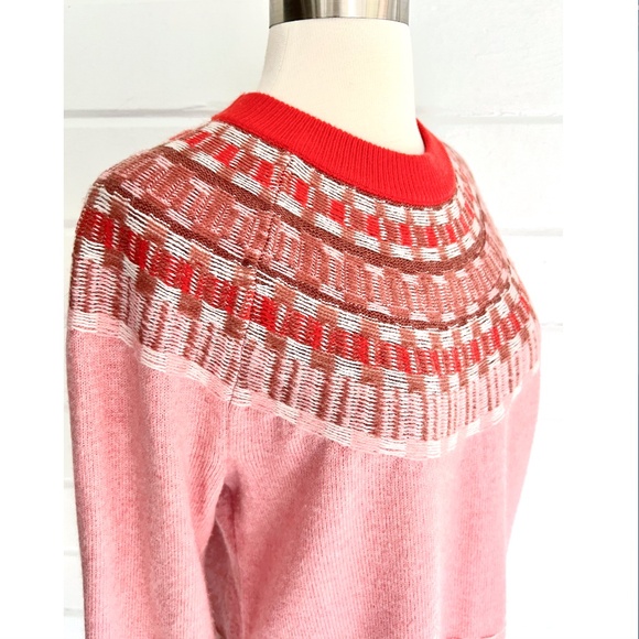 MADEWELL Mayer Fair Isle Sweater in Heather Blossom - M - Picture 4 of 13